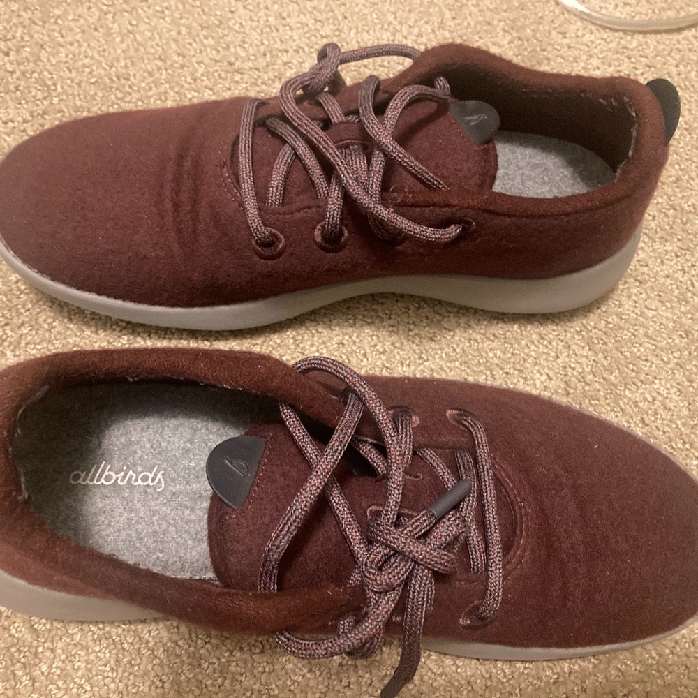 Mens allbirds red wool size 11